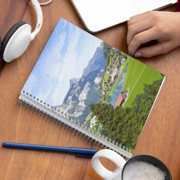 A5 Spiral Notebook Featuring The Swiss Alps, 2 of 2