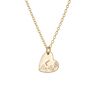 Gold Plated Heart Necklace With Initials, thumbnail 4 of 4