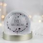 Personalised First Christmas Snow Globe, thumbnail 1 of 4