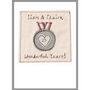 Personalised Silver Medal 25th Anniversary Card, thumbnail 8 of 12