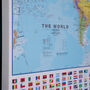 World Canvas Map Print Panel Flags, thumbnail 2 of 6