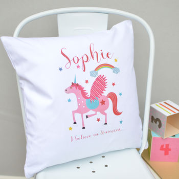 Children's Personalised Unicorn Cushion, 2 of 2