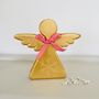 Golden Christmas Angel Decoration, thumbnail 2 of 3