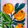 A Bounty Of Oranges Latch Hook Rug Craft Kit, thumbnail 5 of 6