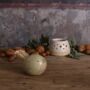 Bird Match Striker Pot In Light Yellow, thumbnail 1 of 10
