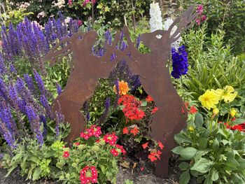 Boxing Hares Garden Ornament , Lawn Statue , Feature , Ornament , Decoration, 2 of 12
