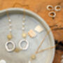'Morwenna' Sustainable Wood And Pearl Necklace, thumbnail 7 of 11