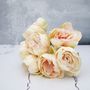 Artificial Soft Apricot Peony Bunch, thumbnail 1 of 8