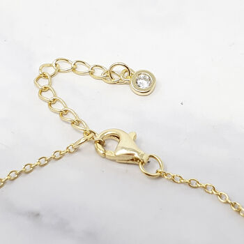 Minimalist Elegant Evil Eye Gold Plated Bracelet, 3 of 5