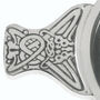 Pewter Quaich With Celtic Knot Detail, thumbnail 3 of 9