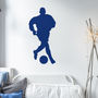 Footballer Player Wall Sticker, thumbnail 1 of 8