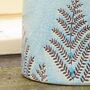Embossed Fern Plant Pot With Personalised Marker, thumbnail 5 of 6