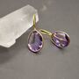 Amethyst Silver Earrings, thumbnail 6 of 12