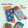 Men’s Christmas Bamboo Socks, thumbnail 2 of 5