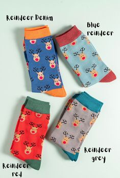 Men’s Christmas Bamboo Socks, 2 of 5