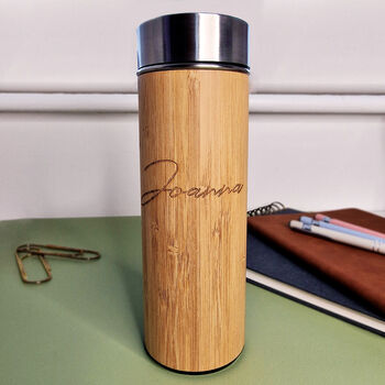 Personalised Wooden Name Travel Bottle, 2 of 4