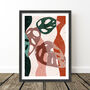 Terrazzo Abstract Large Leaf Print, thumbnail 5 of 8