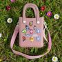 Gifts For Teens, Mini Crossbody Crocbagg, Customise With Cute Charms, thumbnail 1 of 12
