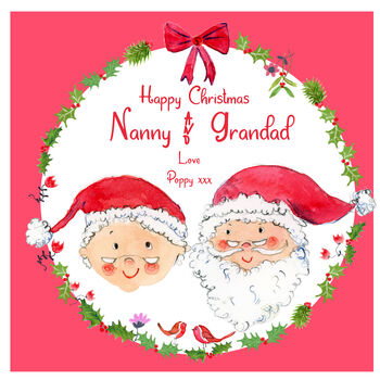 Personalised Grandparents Christmas Card, 5 of 7