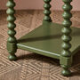 Harlow Bedside Table In Olive, thumbnail 2 of 5