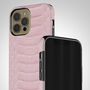 Pink Snakeskin Print Tough Case For iPhone, thumbnail 1 of 4