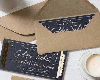 Golden Ticket Birthday Scratch Card, 6 of 9