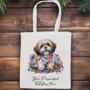 Personalised Shih Tzu In Christmas Lights, thumbnail 5 of 9