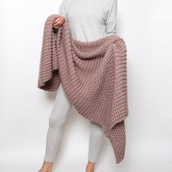 Nyssa Blanket Knitting Kit, 2 of 9