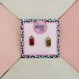 Ketchup And Mustard Glitter Resin Studs / Burger Lover Gift / Novelty Food Jewellery / Cute Accessories, thumbnail 1 of 4