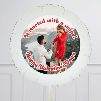 It Started With A Swipe! Valentine's Photo Balloon, 2 of 6