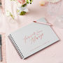 Personalised Forever And Always Wedding Guest Book, thumbnail 2 of 11
