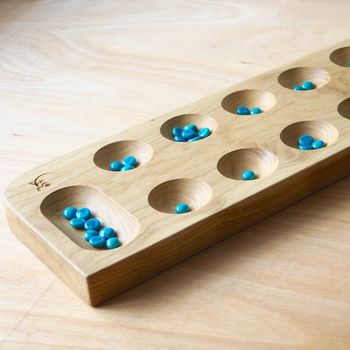 Personalised Wooden Mancala Board, 2 of 12