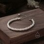 Sterling Silver Natural Freshwater Pearl Bracelet, thumbnail 3 of 9