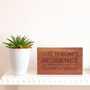 Personalised Wooden House Sign, thumbnail 2 of 6