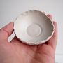 Handmade Mini Textural Pottery Salt + Pepper Dishes, thumbnail 3 of 6