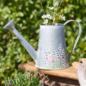 Spring Meadow Metal Watering Can Planter, 2 of 4