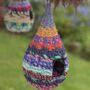 Handmade Bird Box Made From Recycled Sari Fabric, thumbnail 1 of 4