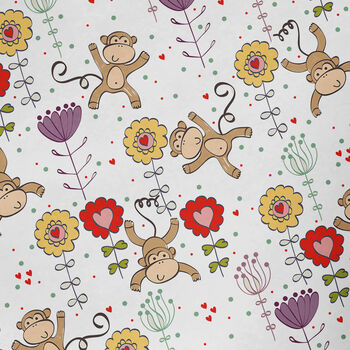 Monkey Wrapping Paper Roll Or Folded, 2 of 2