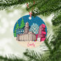 Leeds Skyline Wooden Christmas Bauble, thumbnail 1 of 2