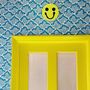 Smiley Face Wall Hanging Neon Green, thumbnail 2 of 4