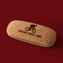 Cork Glasses Case 'Looking Wheel Good' | Beauty | Travel Case | Cycling | Bike Enthusiast, thumbnail 1 of 2