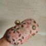 Pink Embroidered Handcrafted Clutch Bag, thumbnail 4 of 12