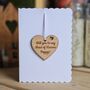 Personalised 'Be My Maid Of Honour' Decoration Card, thumbnail 1 of 2