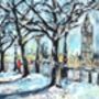 Big Ben In The Snow Painting Kit, thumbnail 2 of 6