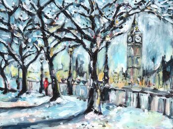 Big Ben In The Snow Painting Kit, 2 of 6