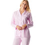 Pretty Pink Gingham Cotton Ladies Pyjamas, thumbnail 3 of 3