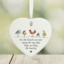 Personalised Porcelain Heart For Friends We Meet Along The Way Keepsake Gift, thumbnail 2 of 2