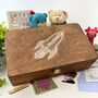 Personalised Rocket Ship Wooden Keepsake Box, thumbnail 4 of 10