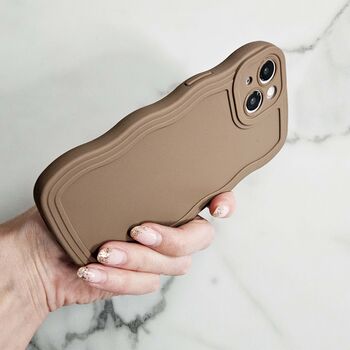 Mocha Gummy Wavy Phone Case, 8 of 8