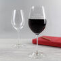 Special Message Crystal Wine Glass, thumbnail 2 of 10